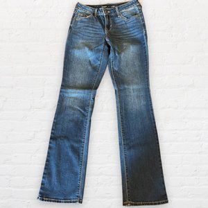 Old Navy, Size 2, Mid Rise Kicker Bootcut Medium Wash Jeans, Inseam 30.5